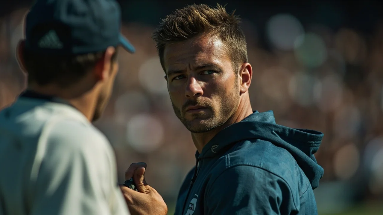 Tight sideline view of a fielder reaching for a catch during a competitive match, the kind of boundary-rope decision that a venue hospitality pass places you close to, and the same kind of split-second choice that decides whether a trial credit is worth redeeming