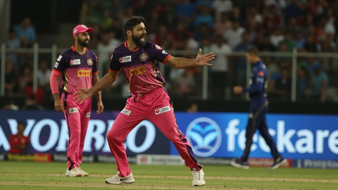 Medium tactical view of an Eden Gardens spin-bowling field with a slip, a short leg and a deep mid-wicket in place, the kind of setup captains use to attack in the middle overs