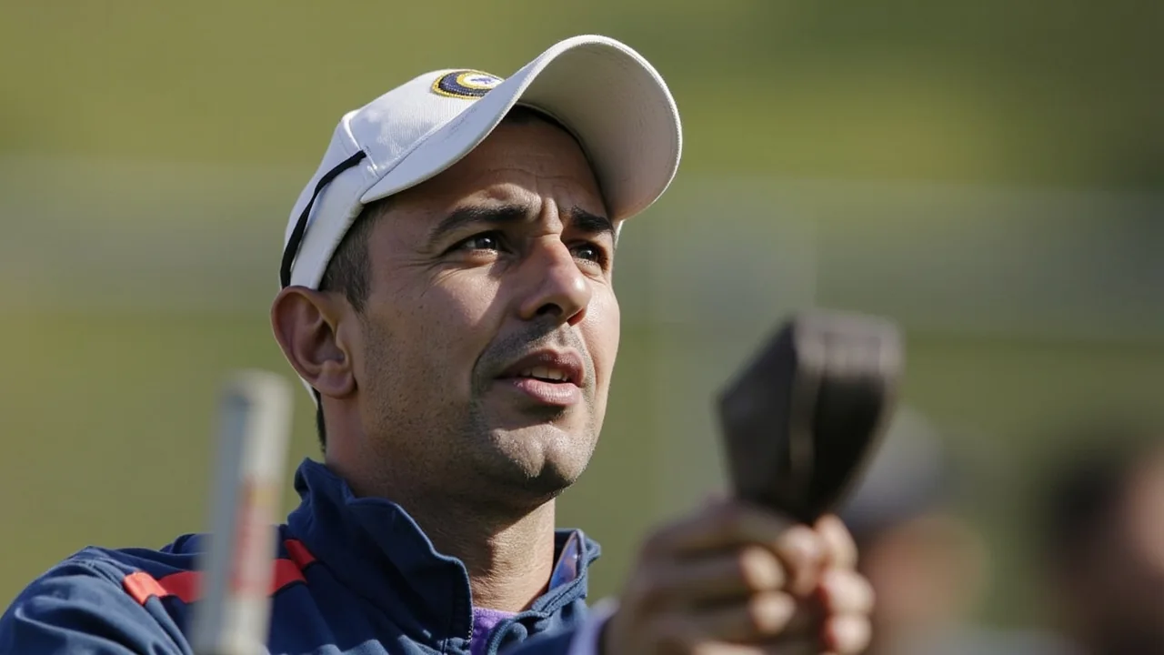 Medium tactical view of an India slip cordon and inner-ring field placement during a Test match, the kind of in-game detail the new India fielding coach Subhadeep Ghosh will oversee from the first Sri Lanka Test